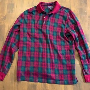 Lands End - Long Sleeve Supima Cotton Polo - Medium